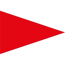 Beach safety flag red