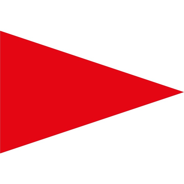 Beach safety flag red