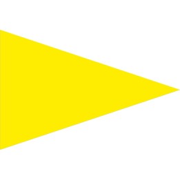 Bandera de seguridad playa amarilla