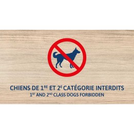 Chiens de catégorie 1 et 2