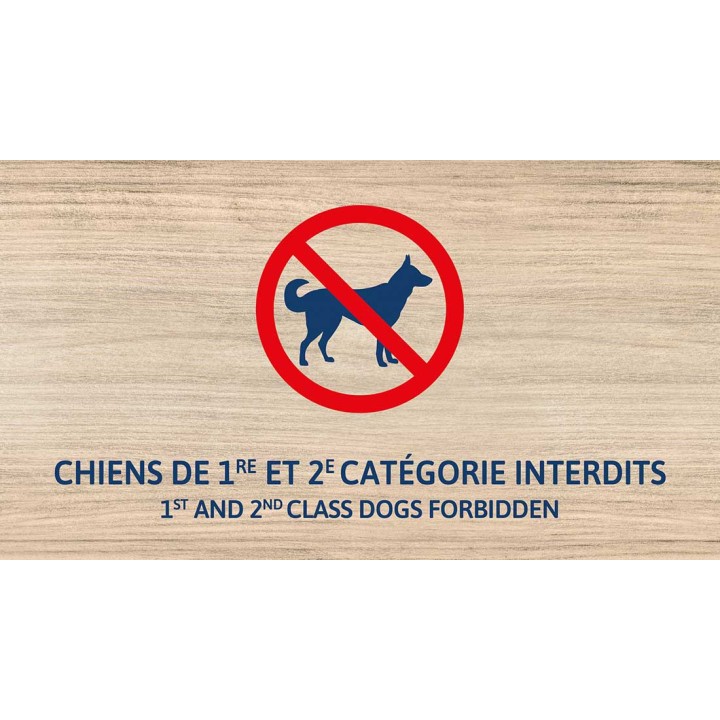 Category 1 and 2 dogs
