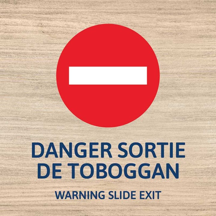Danger sortie de toboggan