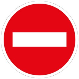 Panel Sentido prohibido