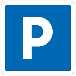 Parking space sign