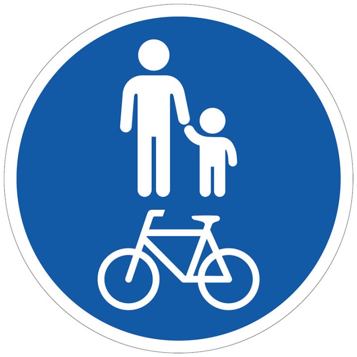 Cycle and pedestrian path
