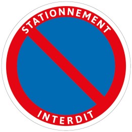 Panneau stationnement interdit