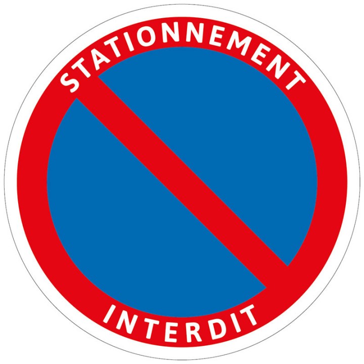 Panneau stationnement interdit