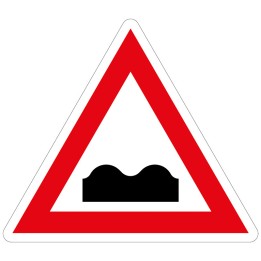 Speed bump sign