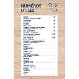 Numéros utiles