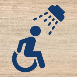 Accessible shower (PRM)