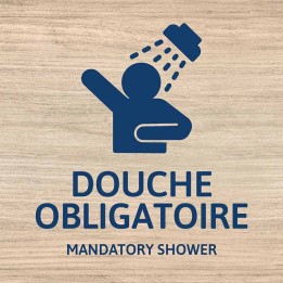 Douche obligatoire