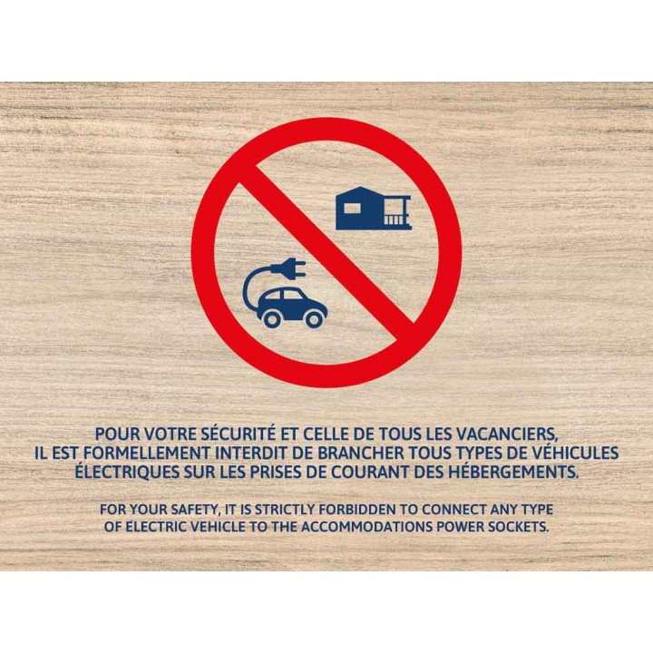 Branchement électrique interdit