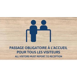 Mandatory check-in at reception
