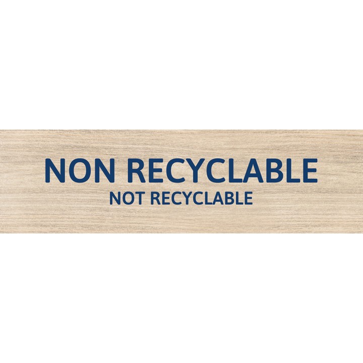 Panneau Non-recyclable