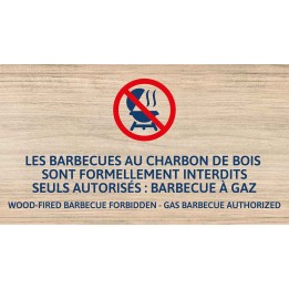 Barbecues au charbon interdits / Gaz autorisés