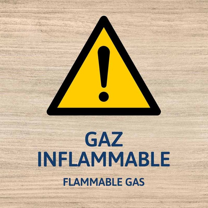 Flammable gas