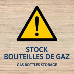 Almacén de bombonas de gas