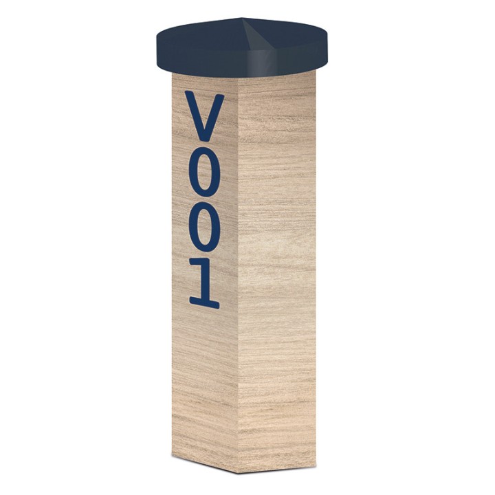 Poteau d'emplacement nu simple