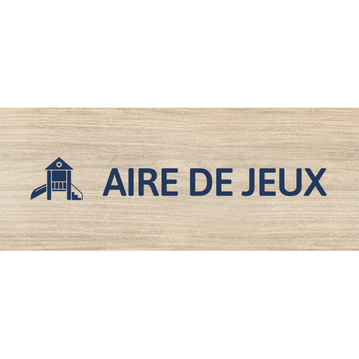 Panneau aire de jeux format paysage
