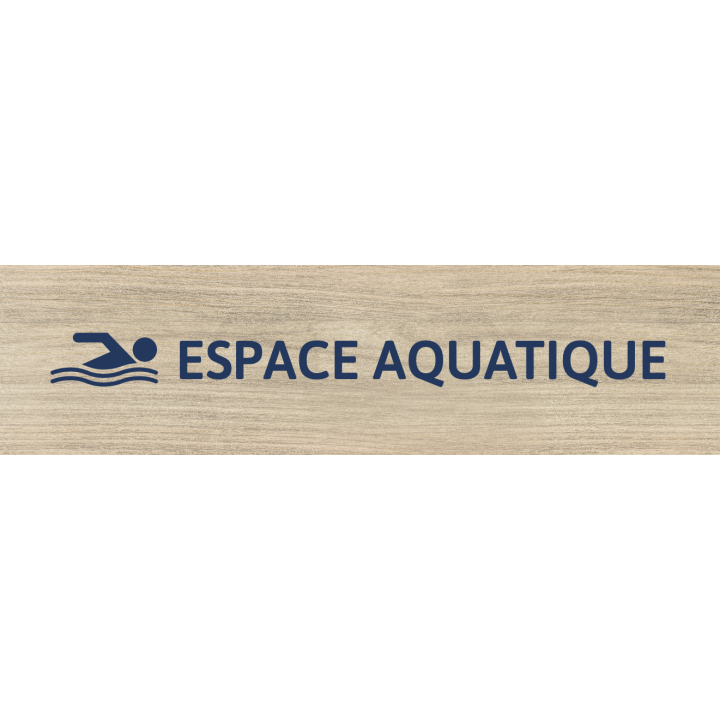 Panneau Espace Aquatique au format paysage