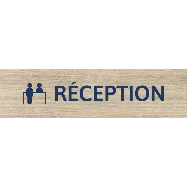 Panneau Réception au format paysage