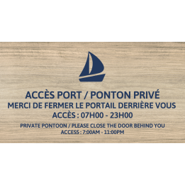 Accès port / ponton