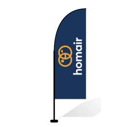 Beach flag azul