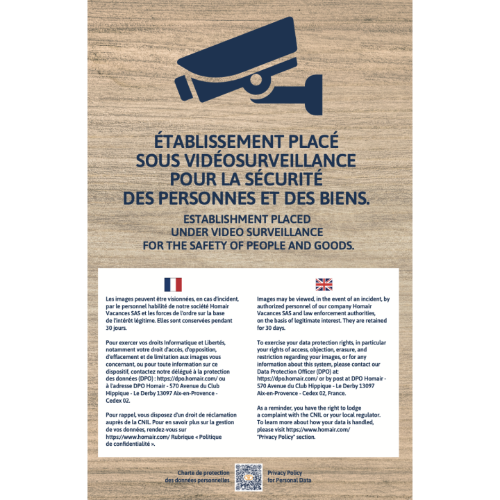 Premises under video surveillance