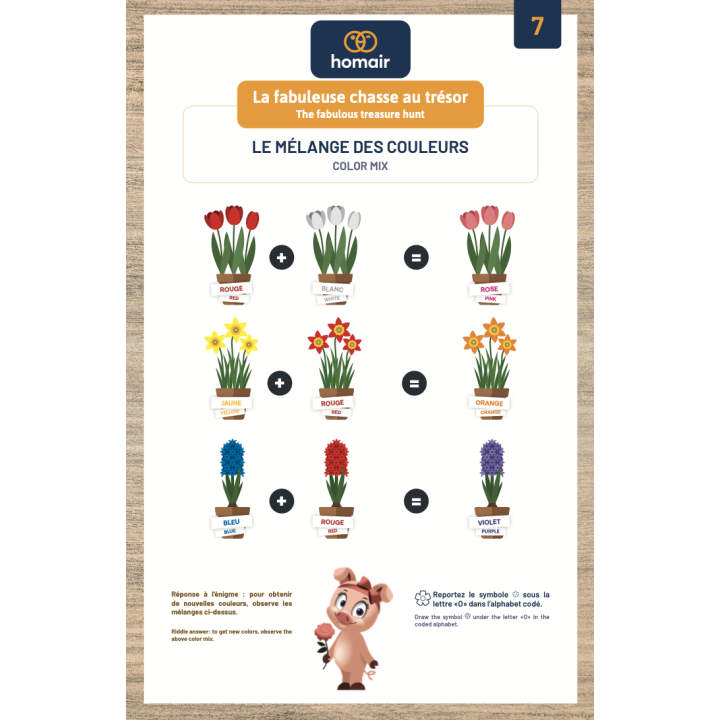 Family Challenge - lot de 7 panneaux