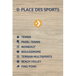 Directionnel Place des Sports