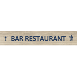 Panneau Bar Restaurant — grand format