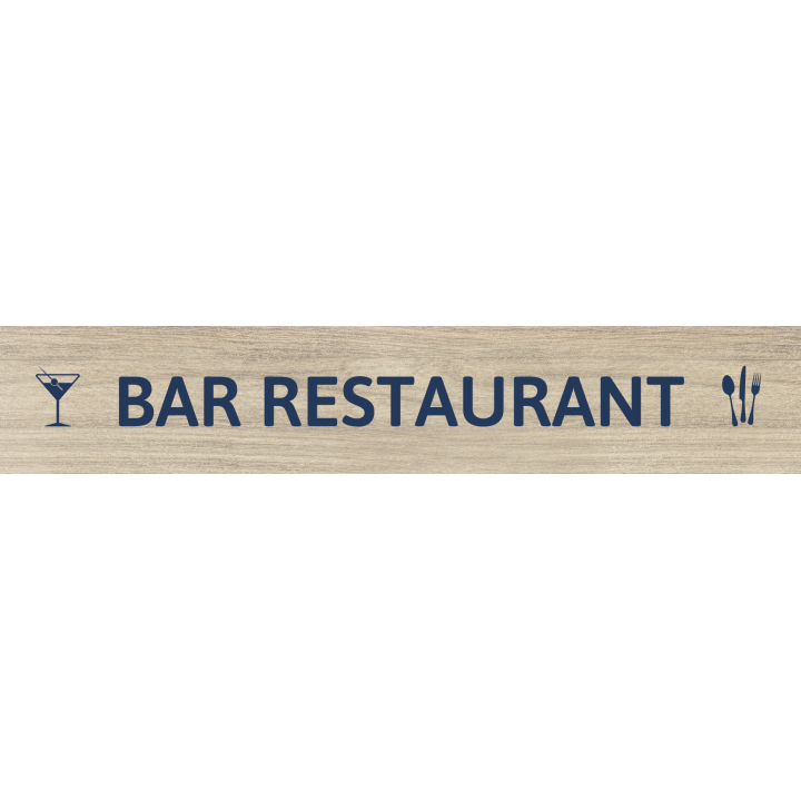 Panneau Bar Restaurant — grand format