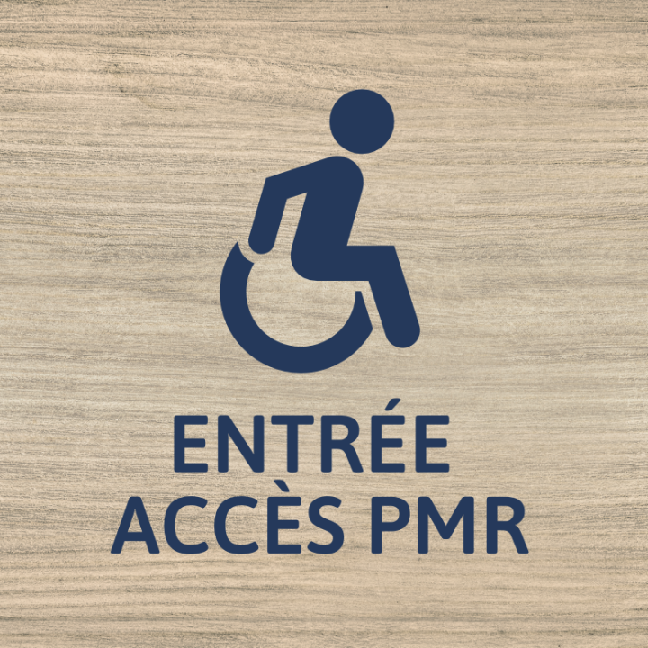 Panneau Entrée accessible PMR