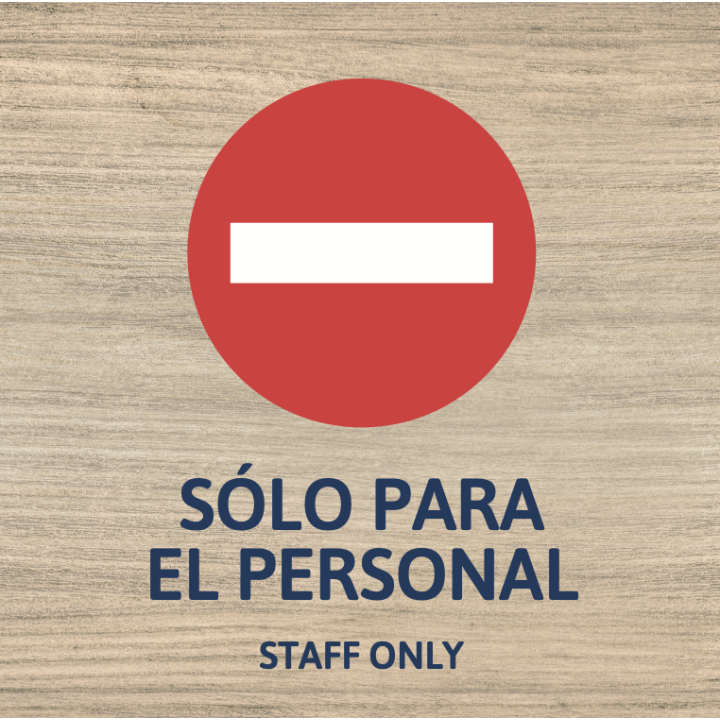 Accès réservé au personnel