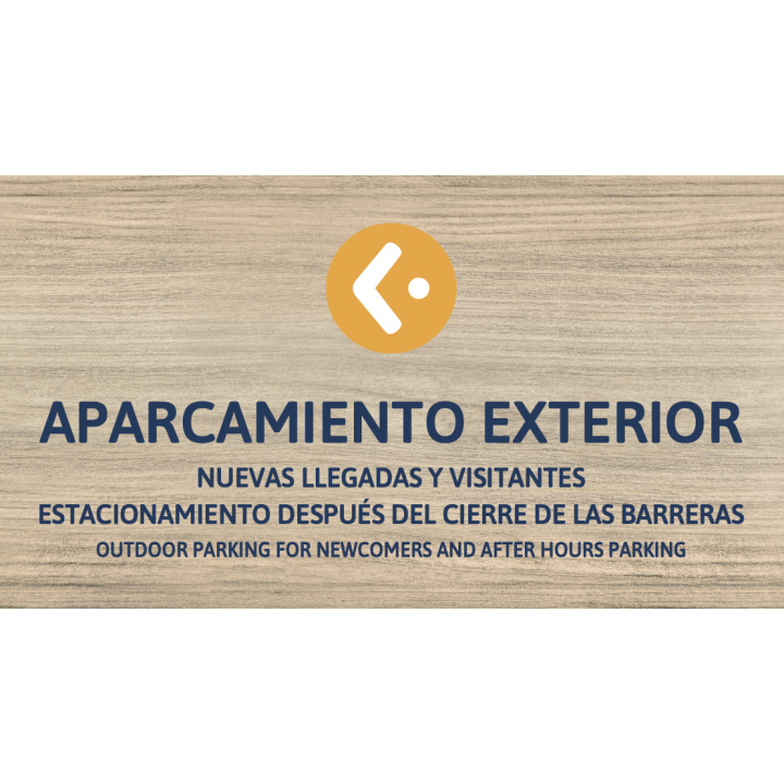 Aparcamiento exterior