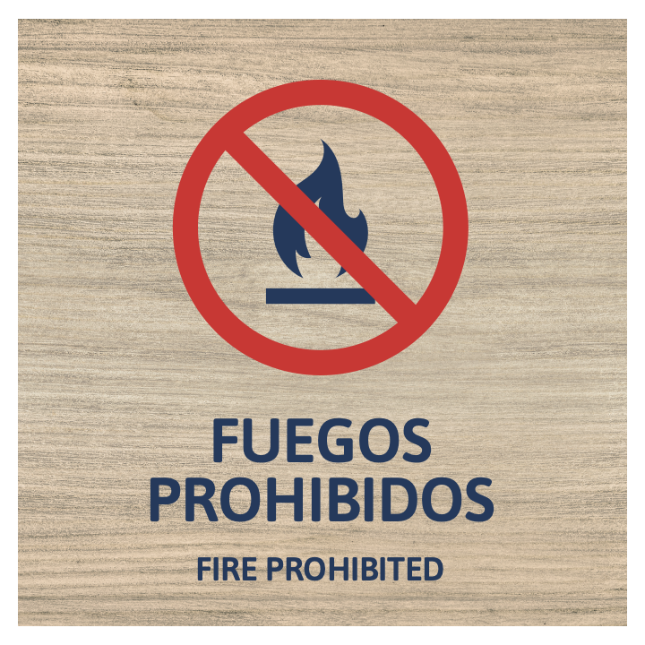 No open fires