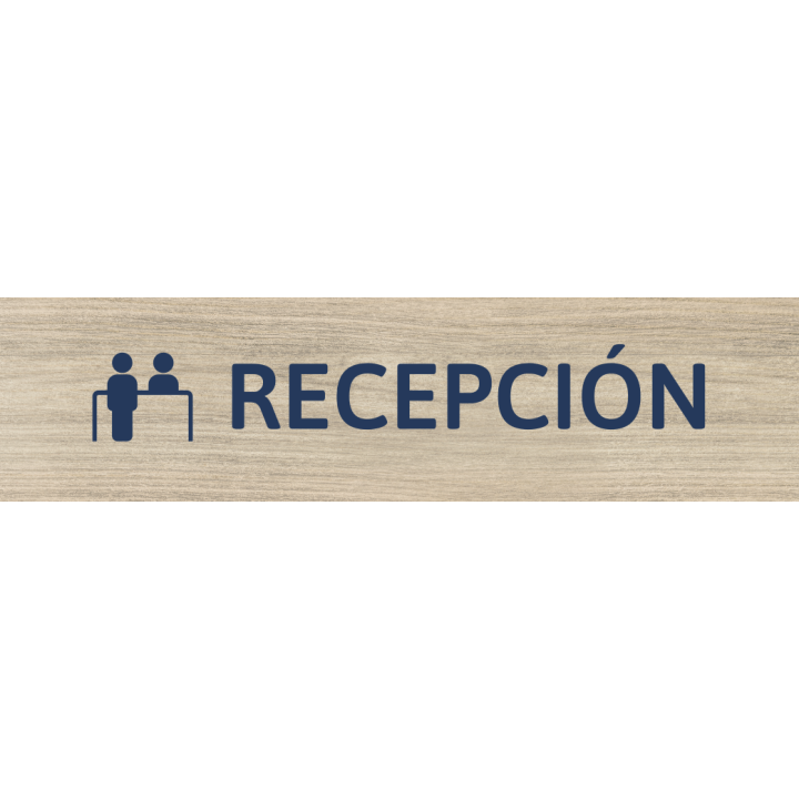 Panneau Réception au format paysage