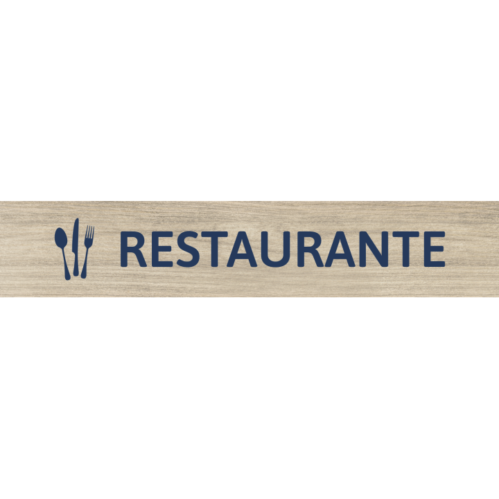 Panneau Restaurant au format paysage
