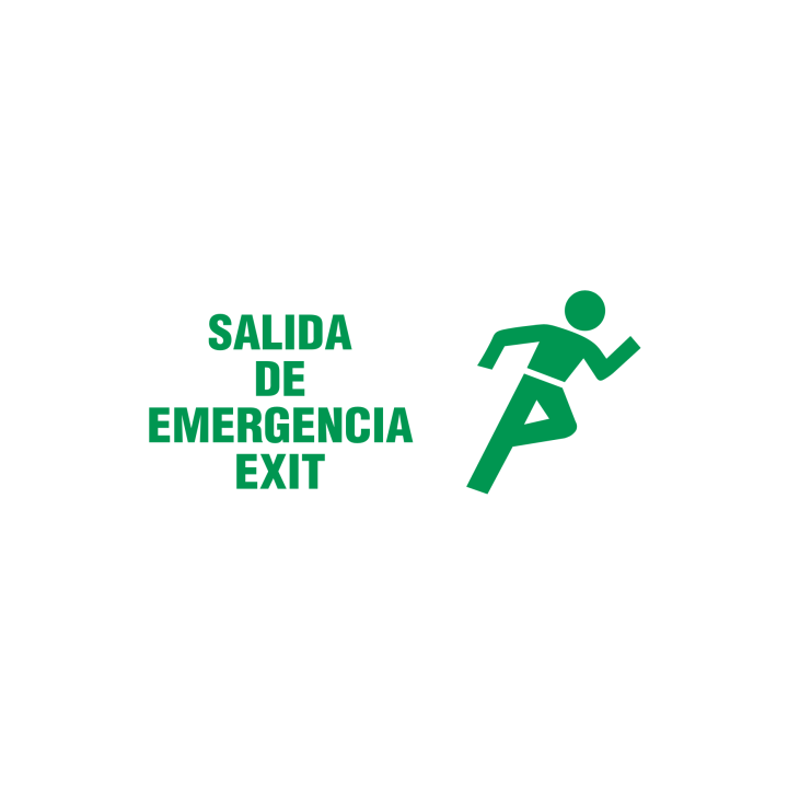Emergency exit retro-reflective