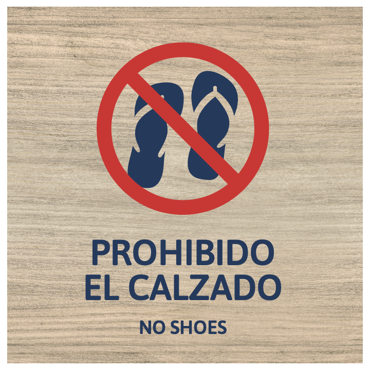 Chaussures interdites